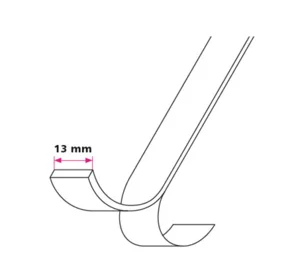13 mm.