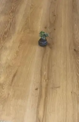 FloorMaster Herregårdsplank - Eg creme mat lak 260 mm. - UDSOLGT TIL UGE 35.