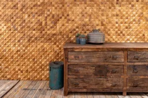Teak Wall vægbeklædning - Hillz