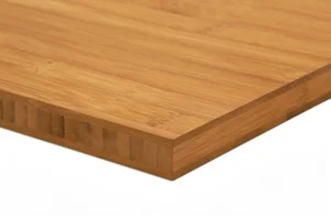 20 mm bambusplade - Plain pressed, Caramel
