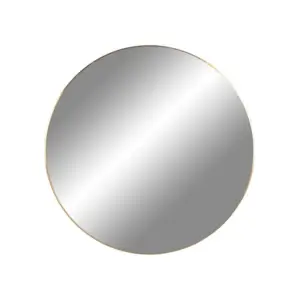 Jersey, spejl messing look Ø40 cm. - UDSOLGT TIL UGE 33.