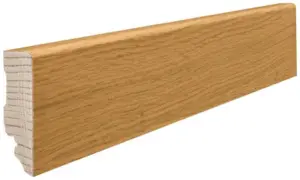 Fodpanel til trægulv, 16 x 58 mm. oliebehandlet, uden fræsning