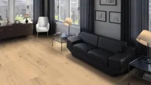 Stavparket planke Maxim - Eg invisible Sauvage børstet nD 