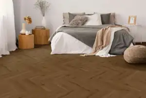 Meltex Dryback vinylgulv, Mørk sildeben
