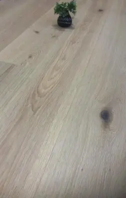 FloorMaster Herregårdsplank - Eg hvid mat lak 220 mm.