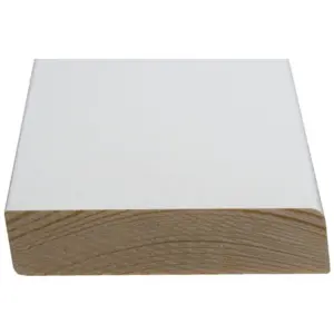 14x65 mm. hvidmalet fodpanel