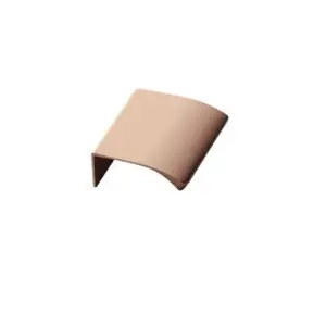 Edge børstet Kobber greb 40 mm.
