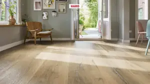 Haro laminatgulv, Gran Via Aqua - Eg Metallic natur