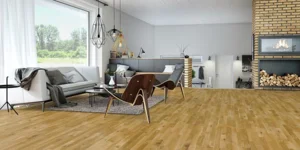 Junckers 14 mm. massiv Eg parket Harmony, Olieret 