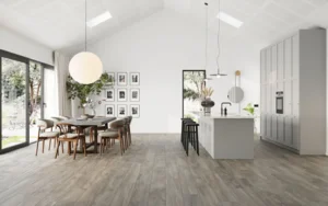 Moland Bastion Vinyl Wideplank, Grå eg, 220x1828 mm. 