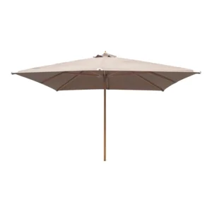 Orlando Parasol, Taupe med træstok