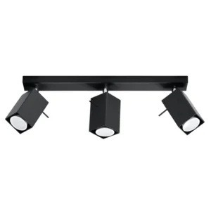Loftslampe MERIDA 3 sort