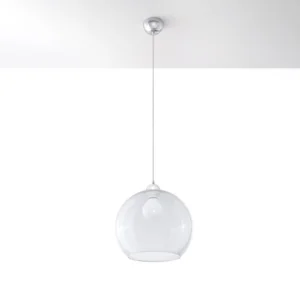 Hængende lampe BALL gennemsigtig