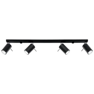 Loftslampe RING 4L sort