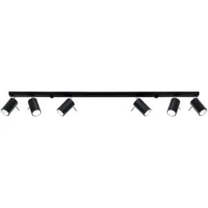 Loftslampe RING 6L sort