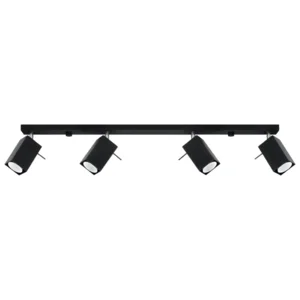 Loftslampe MERIDA 4L sort