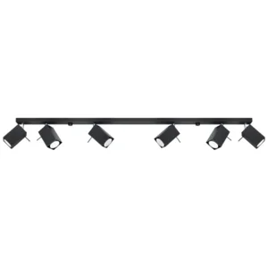 Loftslampe MERIDA 6L sort