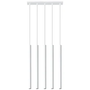 Pendellampe PASTELO 5 hvid