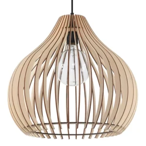 Hængende lampe APRILLA træ
