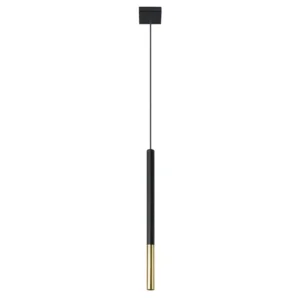 Hængende lampe MOZAICA 1 sort/guld