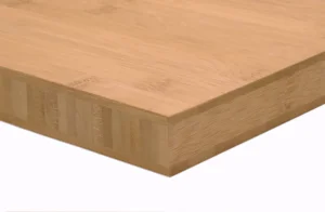 30 mm bambusplade - Plain pressed, Ecru 120x244 cm.