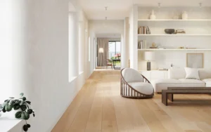 Moland Sandgate Plank - Eg Living, hvid hårdvoksolie 