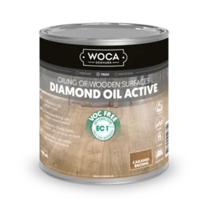 WOCA, Diamond Oil Active, Karamel brun - 2,5 liter 