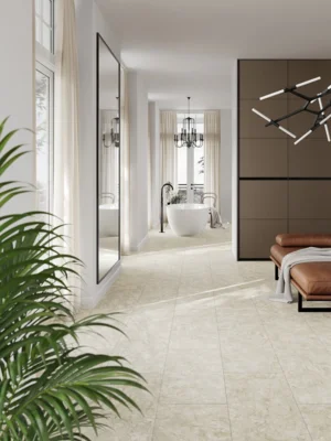 SPC vinyl klikgulv - P3021 Sandstone flise