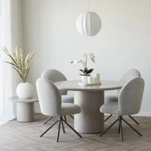 Loftlampe Coventry hvid - højde 37 cm.