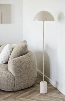 Sheffield Gulvlampe i marmor og metal