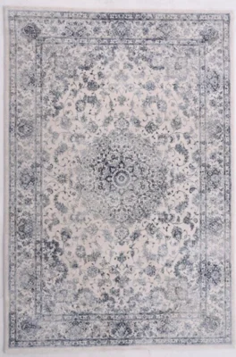 C. Olesen tæpper - Vintage - Ivory/Blue 