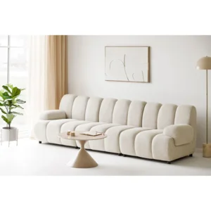 Taza modulsoft, sandfarvet 3,5 personers sofa