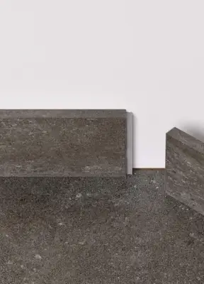 Vinyl fodpanel til Viskan - Medium, Dark Gritty Stone, INGEN RETURRET! 
