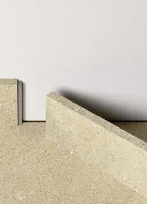 Vinyl fodpanel til Viskan - Medium, Beige Gritty Stone, INGEN RETURRET!