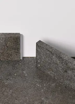 Vinyl fodpanel til Isefjord - Medium, Dark Gritty Stone, INGEN RETURRET!