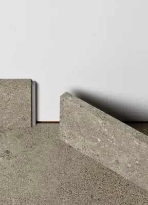 Vinyl fodpanel til Isefjord - Medium, Grey Gritty Stone, INGEN RETURRET!