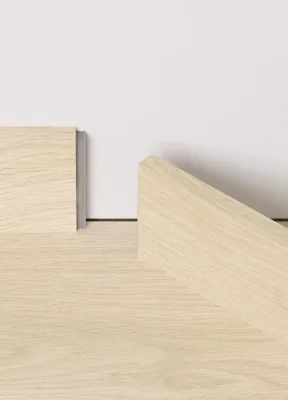 Vinyl fodpanel til Glomma - Medium, Bright Hill Oak, INGEN RETURRET!