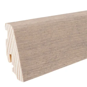 Fodpanel til trægulv, Afrikansk Eg Light Purohvid, 19x58 mm. Oliebehandlet