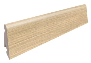 Fodpanel til laminatgulv, Eg Breda puro/Kastanje Varese, 19x58 mm.