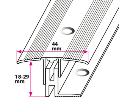 18-29 mm. XXL Dilatationsprofil - kliksystem 