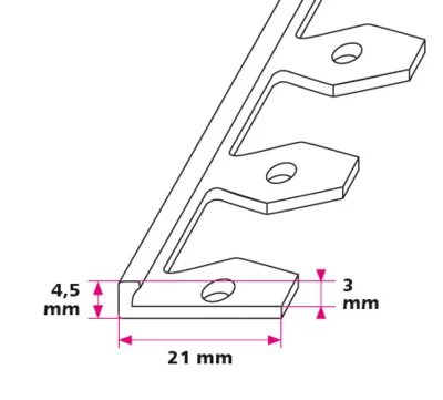 3 cm.