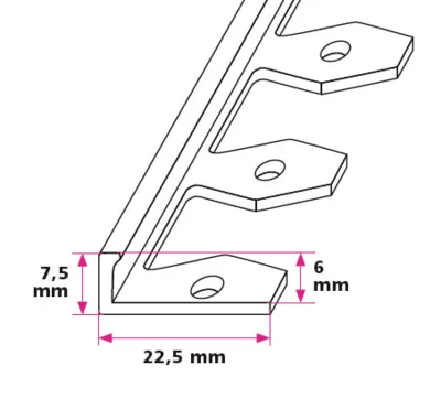 6 cm.