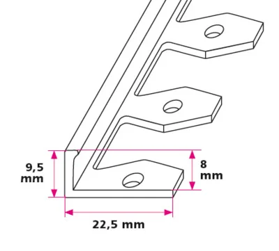 8 cm.