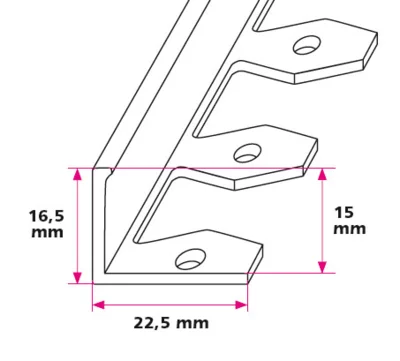15 cm.