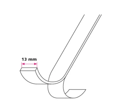 13 mm.