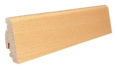 Fodpanel til trægulv, 19 x 39S mm. mat lak
