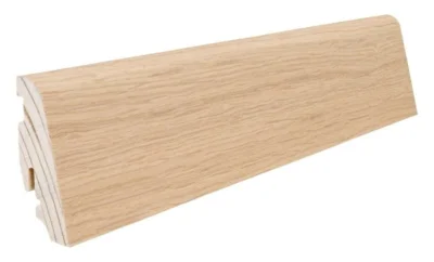 Fodpanel til trægulv, 19 x 58 mm. mat lak