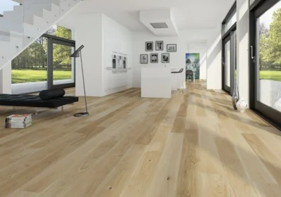 Moland Burghley Wideplank -  Eg Classic hvid matlak pavé 