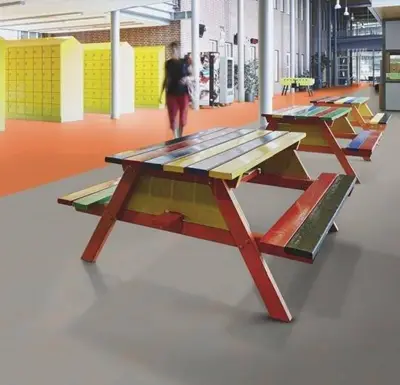 Marmoleum  Concrete - Orange Shimmer