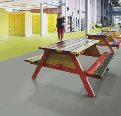 Marmoleum  Concrete - Green Shimmer